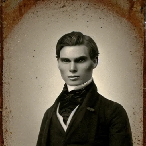 Image similar to jerma, 1800s photo, dark