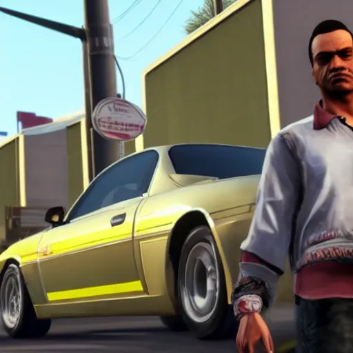 Prompt: saul good maas a grand theft auto 5 character