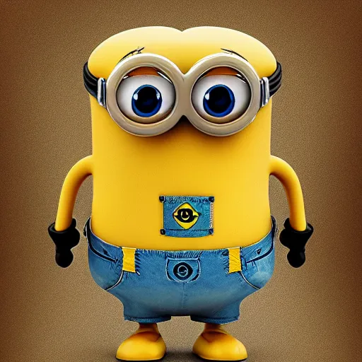 Image similar to A detailed biological anatomy of a minion, photorealistic, textbook, scientific