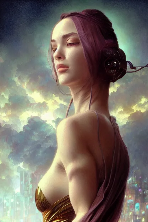 Prompt: ultra realistic illustration, beautiful feminine orchid, close up shot, cyberpunk, sci-fi, fantasy, intricate, elegant, highly detailed, digital painting, artstation, concept art, smooth, sharp focus, illustration, art by artgerm and greg rutkowski and alphonse mucha, rene magritte, surrealism