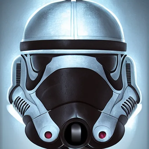 Prompt: Portrait of a Cybertrooper, Star wars concept art trending on cgsociety