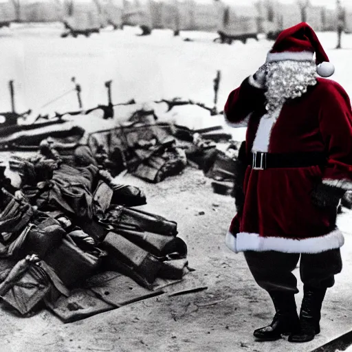 Image similar to santa claus on ww2