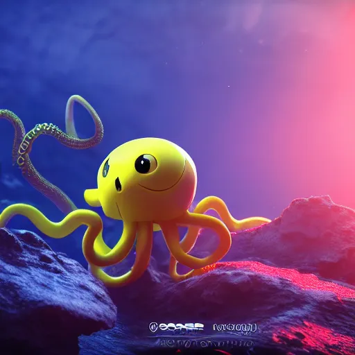 Image similar to photography of a realistic tentacool animal, ultra detailed, 8 k, cinematic lighting, natural background, trending on artstation, pokemon