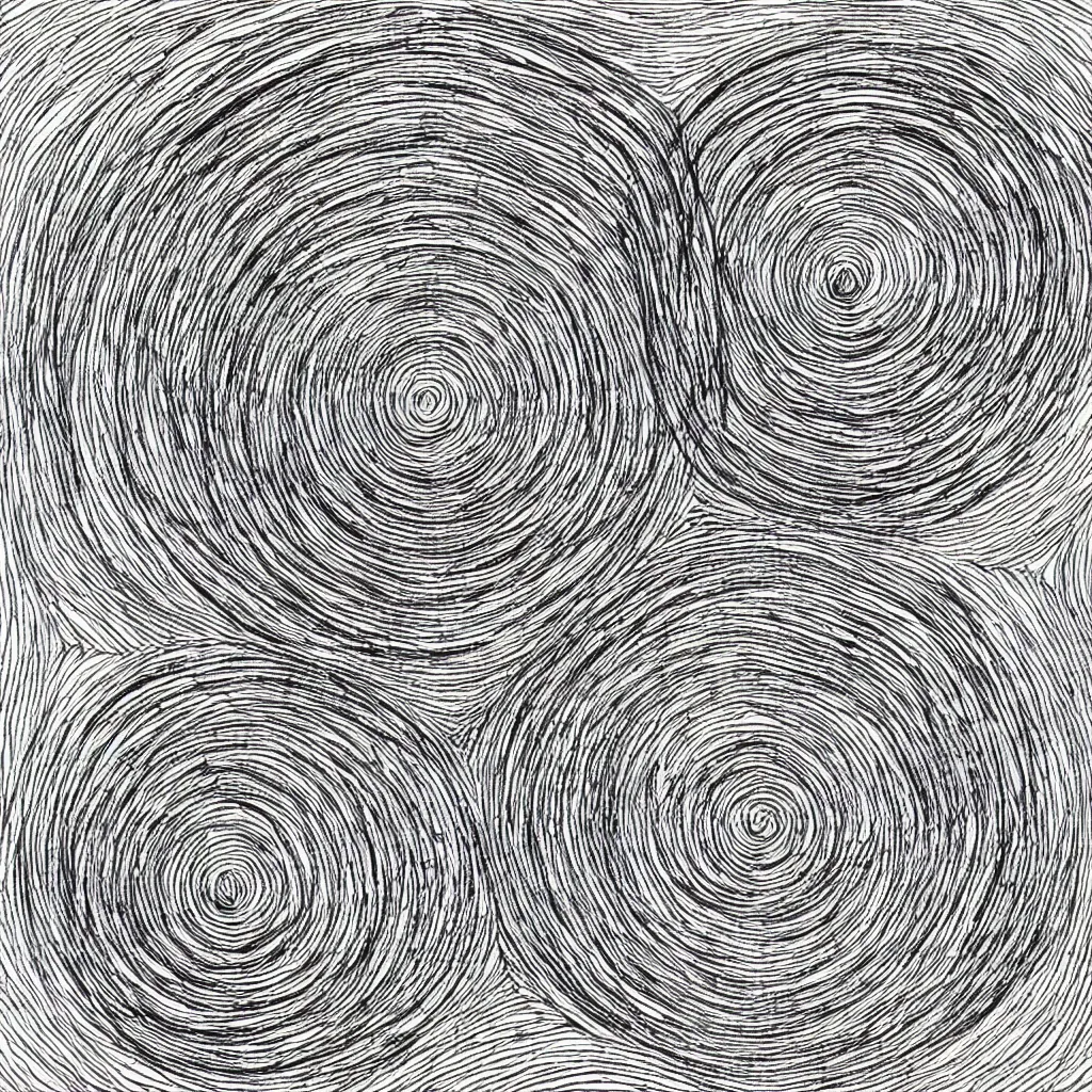 Prompt: one perfect circle, line drawing