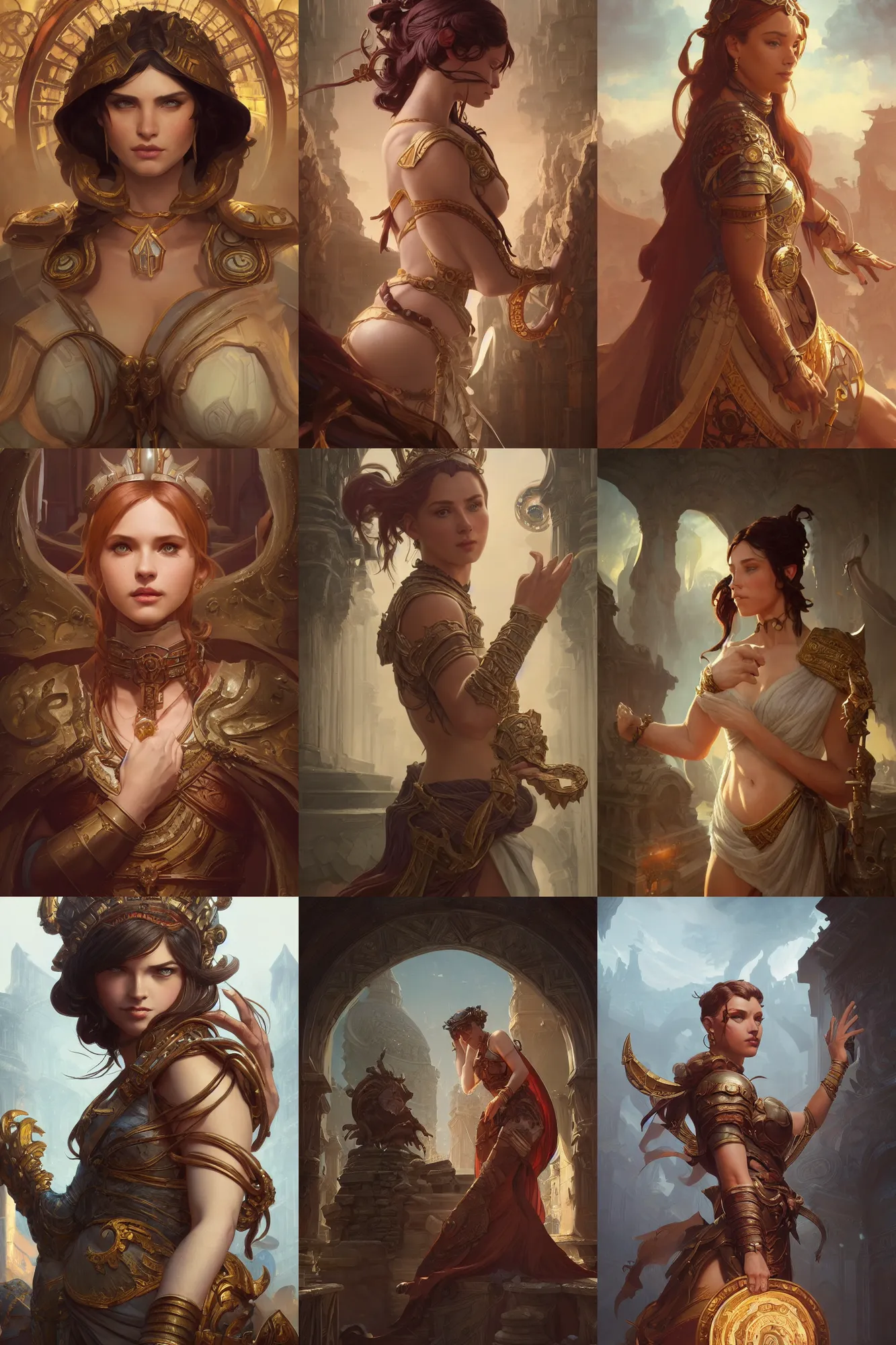 Prompt: cinematic stills from the series rome, deep focus, d & d, fantasy, intricate, elegant, highly detailed, digital painting, artstation, concept art, matte, sharp focus, illustration, hearthstone, art by artgerm and greg rutkowski and alphonse mucha