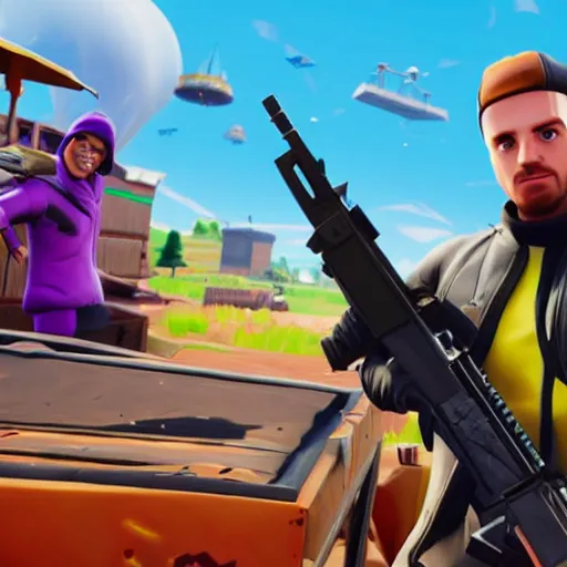 Image similar to jesse pinkman in fortnite