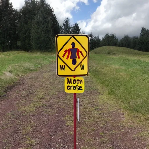 Image similar to sign for worm crossing