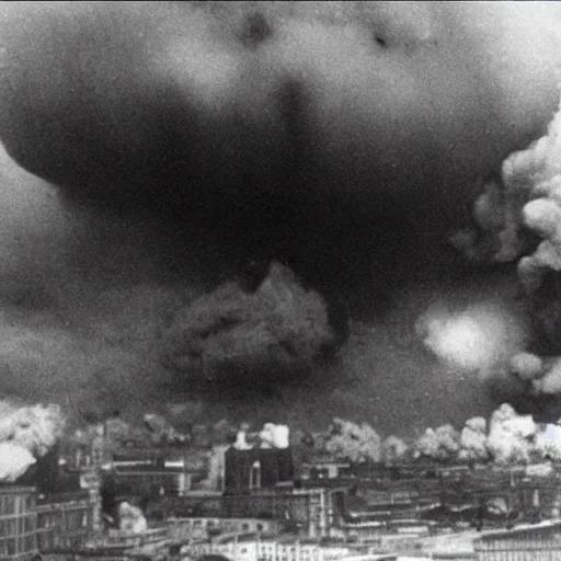 Prompt: atomic bomb explodes in London