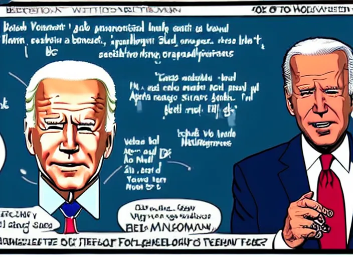 Image similar to joe biden by Ben Garrison