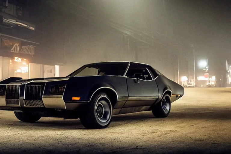 Prompt: blade runner 2 0 4 9 version of a 1 9 7 2 buick riviera