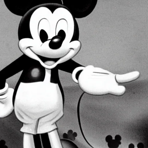 Image similar to mickey mouse in the holocaust