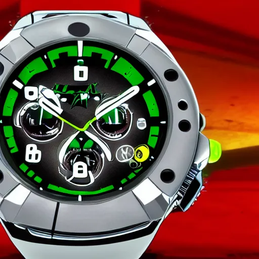 Image similar to DSRL photo of Ben 10's omnitrix, 4k