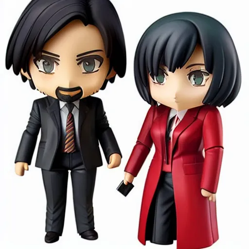 Image similar to Keanu Reeves Nendoroid figure