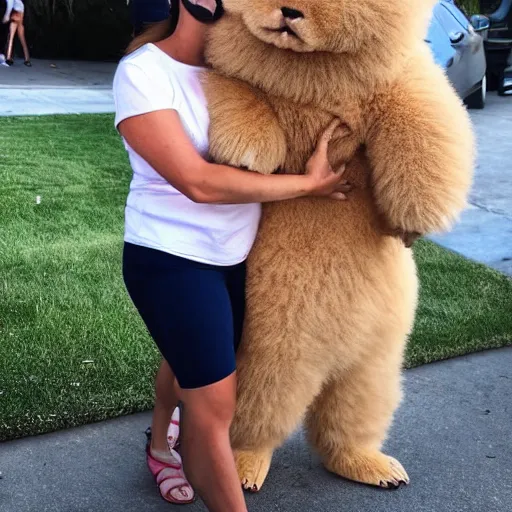 Image similar to LOS ANGELES, CA, USA-SEP 20, 2017: Just one of the most adorable huge fluffy huggable creatures that emerged from the opening of the Hellmouth