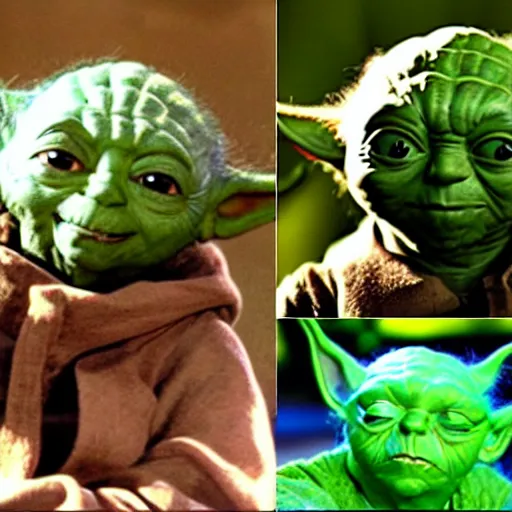 Image similar to various members of Yoda's species