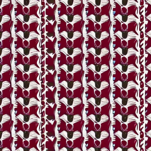 Image similar to abstract pattern, art print, lithography, maroon, beige, white, berries