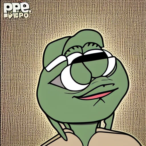 Prompt: pepe with huge brain