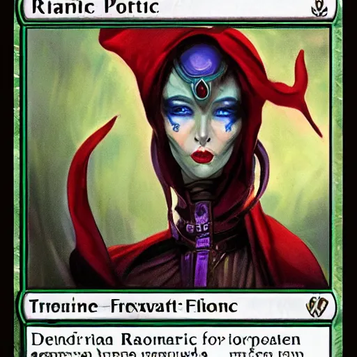 Image similar to female portrait, ravnica