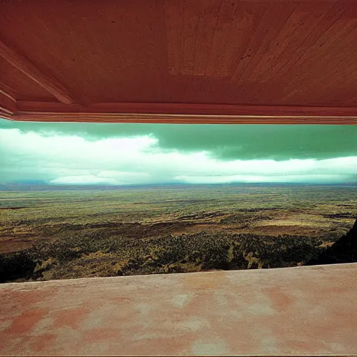 Image similar to A beautiful digital art of a castle in the clouds. Navajo green by Nan Goldin decorative, ominous