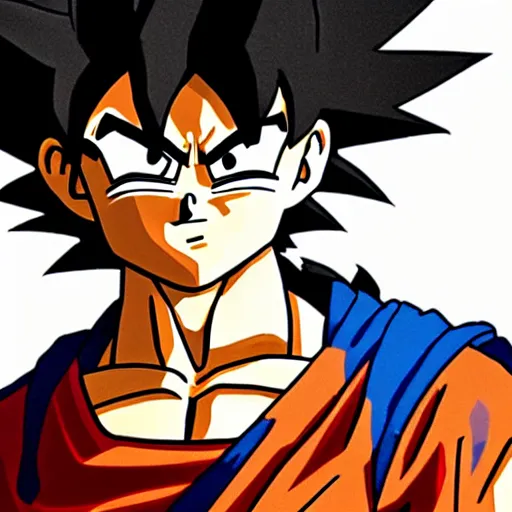 Image similar to son goku if he was a real person, realistic, studio photo