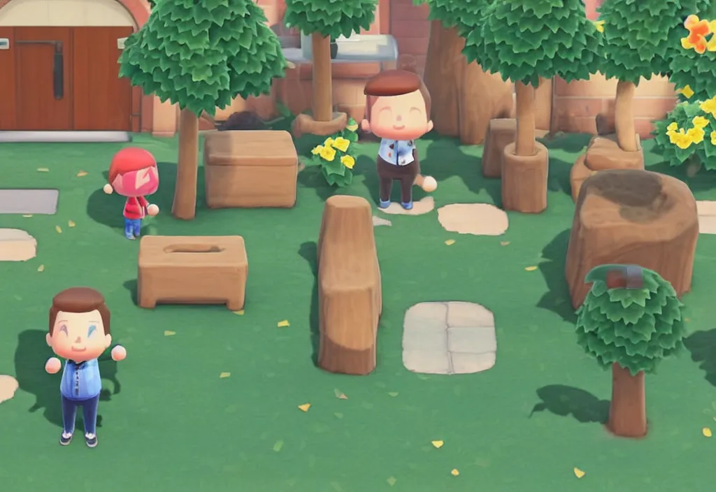 Image similar to elon musk in animal crossing, elon musk in the video game animal crossing, gameplay screenshot, close up, 3 d rendering. unreal engine. amazing likeness. very detailed.