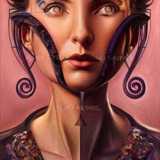 Image similar to an art nouveau, ( streamline moderne ), multi - ethnic and multi - racial portrait in the style of charlie bowater and donato giancola and charles dulac. very large, clear, expressive, and intelligent eyes. symmetrical, centered, ultrasharp focus, dramatic lighting, photorealistic digital matte painting, intricate ultra detailed background.