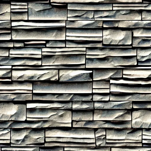 Image similar to a painterly stylized stone cladding texture