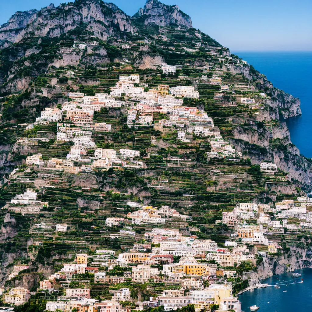 Image similar to Amalfi from the sky