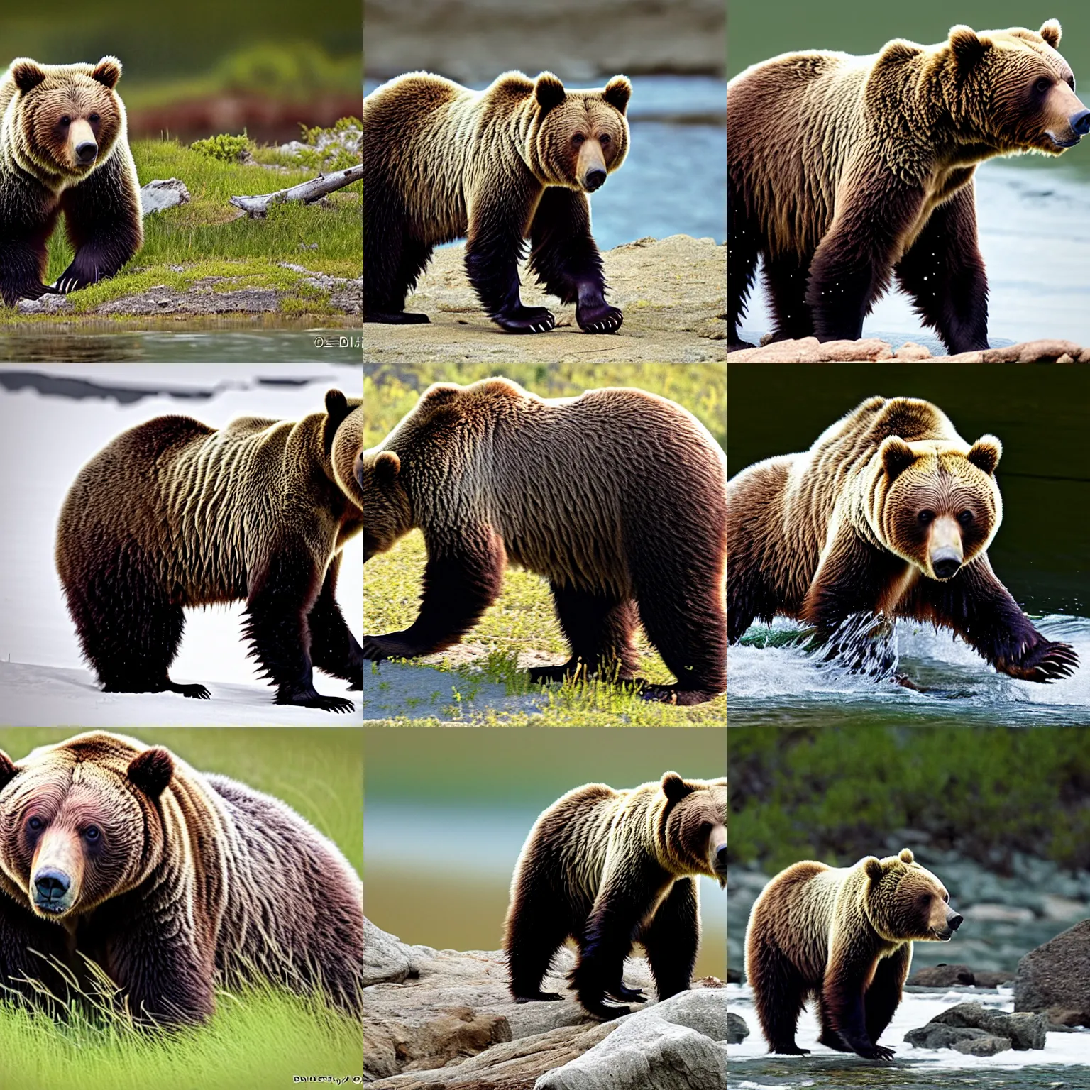 Prompt: grizzly bear by discovery channel