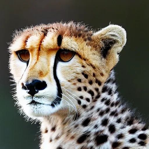 Prompt: cheetah with dreadlocks