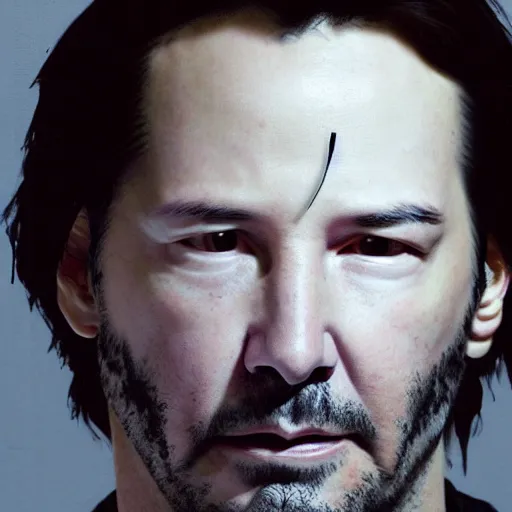 Image similar to a photo of an arrest mugshot of keanu reeves after being arrested, holding a sign with random numbers, 8 k resolution, photorealistic