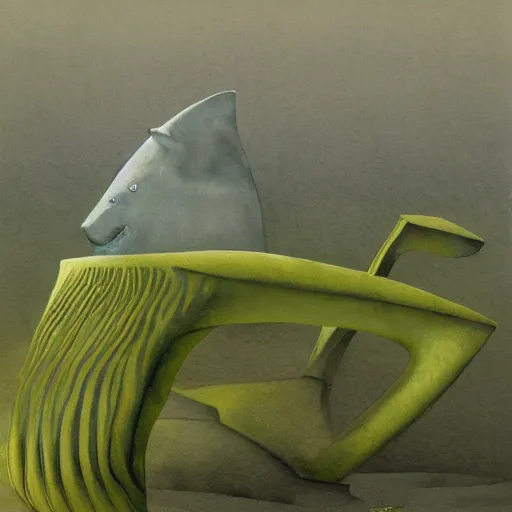 Prompt: misty smoky uncanny pool pentagon shark chives chaise stem, by zdzisław beksinski and benoit b. mandelbrot and pablo picaso, watercolor, masterpiece, photography