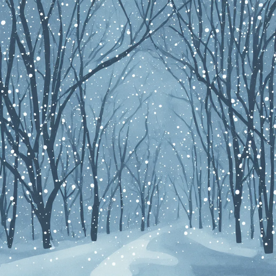 Image similar to winter illustration style