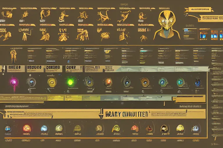 Prompt: a labeled, bordered, and detailed infographic poster depicting humanity's stats, abilities and popularity with various extraterrestrial cultures, in the style of wlop, illustration, epic, fantasy, hyper detailed, smooth, unreal engine, sharp focus, ray tracing