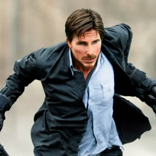 Image similar to christian bale starring in mission impossible