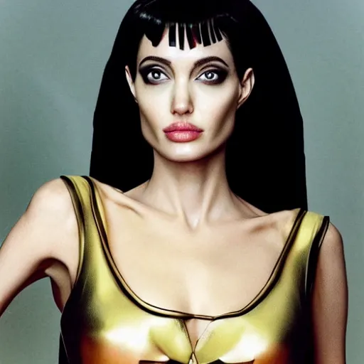 Image similar to cleopatra is angelina jolie