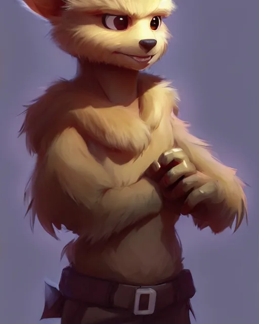 Image similar to character concept art of a cute young male anthropomorphic furry | | cute - fine - face, pretty face, key visual, realistic shaded perfect face, fine details by stanley artgerm lau, wlop, rossdraws, james jean, andrei riabovitchev, marc simonetti, and sakimichan, trending on artstation