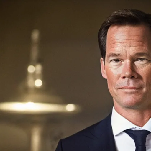 Prompt: Mark Rutte as James Bond