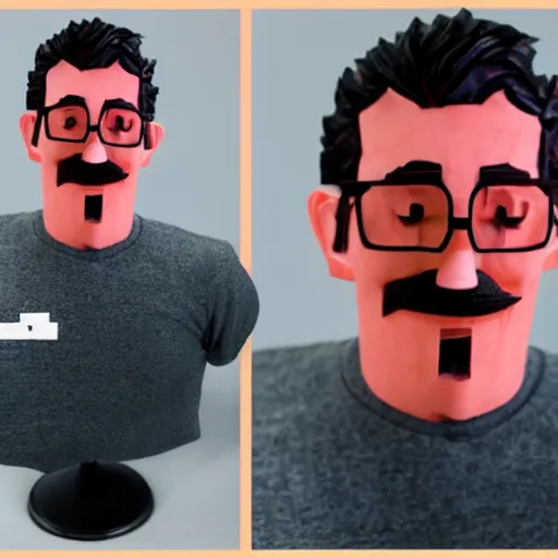 markiplier statue made out of foam | Stable Diffusion | OpenArt