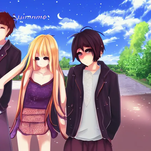 Image similar to visual novel everlasting summer by sovietgame