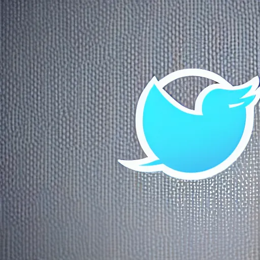 Prompt: futuristic logo for twitter