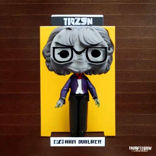 Image similar to fuzzy mary shelley stop motion vinyl action figure, plastic, toy, butcher billy style