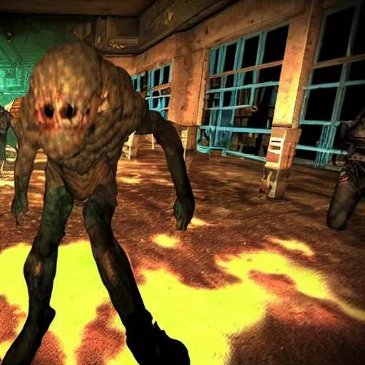 Image similar to fleshpound from [ [ [ [ [ killing floor ] ] ] ] ] at a rave