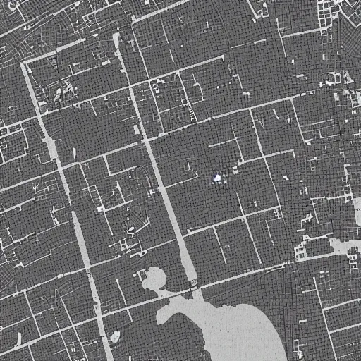 Prompt: satellite Lidar cityscape scan