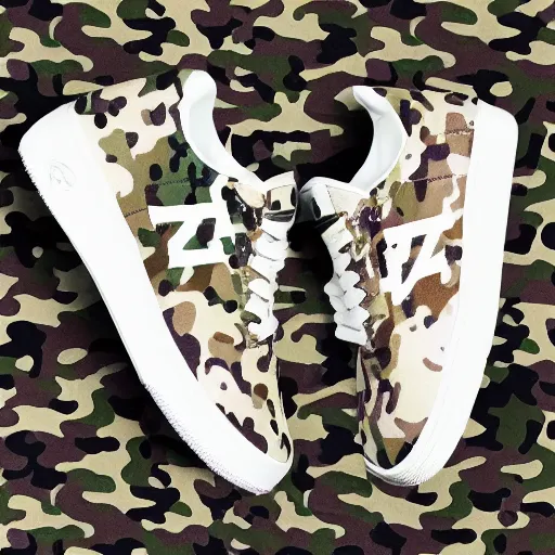 Image similar to bape abc camo all over