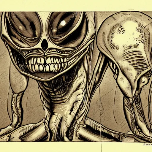 Image similar to alien anatomy by frank netter