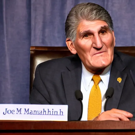 Image similar to joe manchin with a troll face