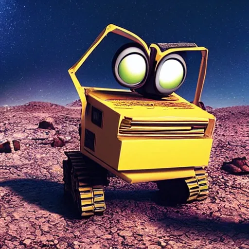 Prompt: “photograph of Wall-E, holding an old Bible, 4K, 8k, HD”