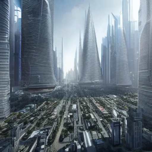 Prompt: ultra realistic futuristic city,