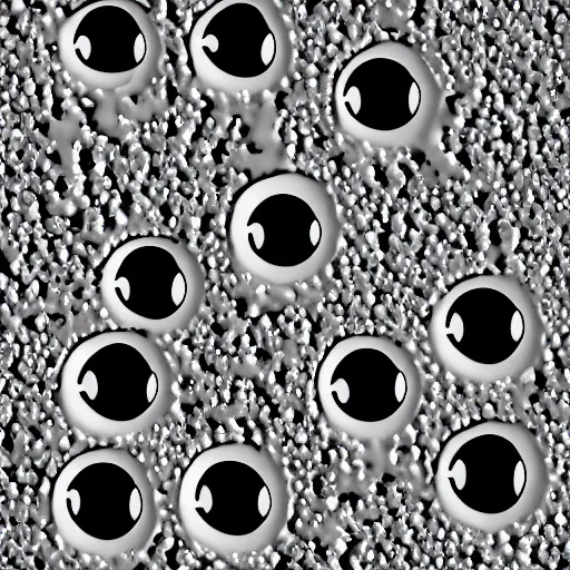 Image similar to smiling emoji under an electron microscope